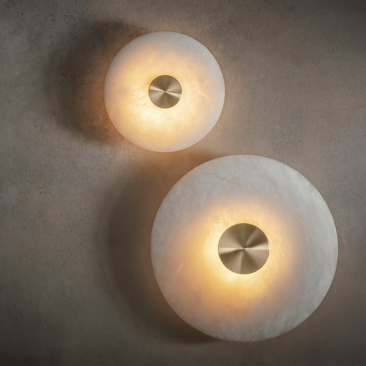 Selina Minimalistische plafondlamp van albast