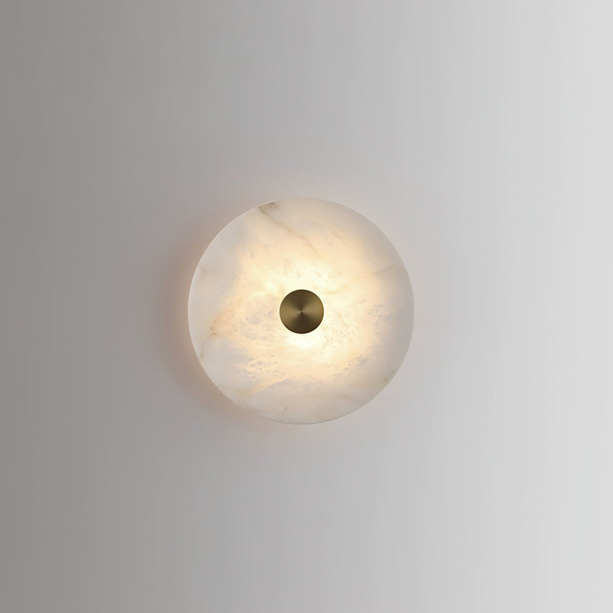 Selina Minimalistische plafondlamp van albast