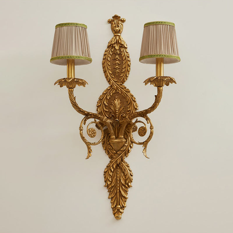 Oriinelle messing wandlamp