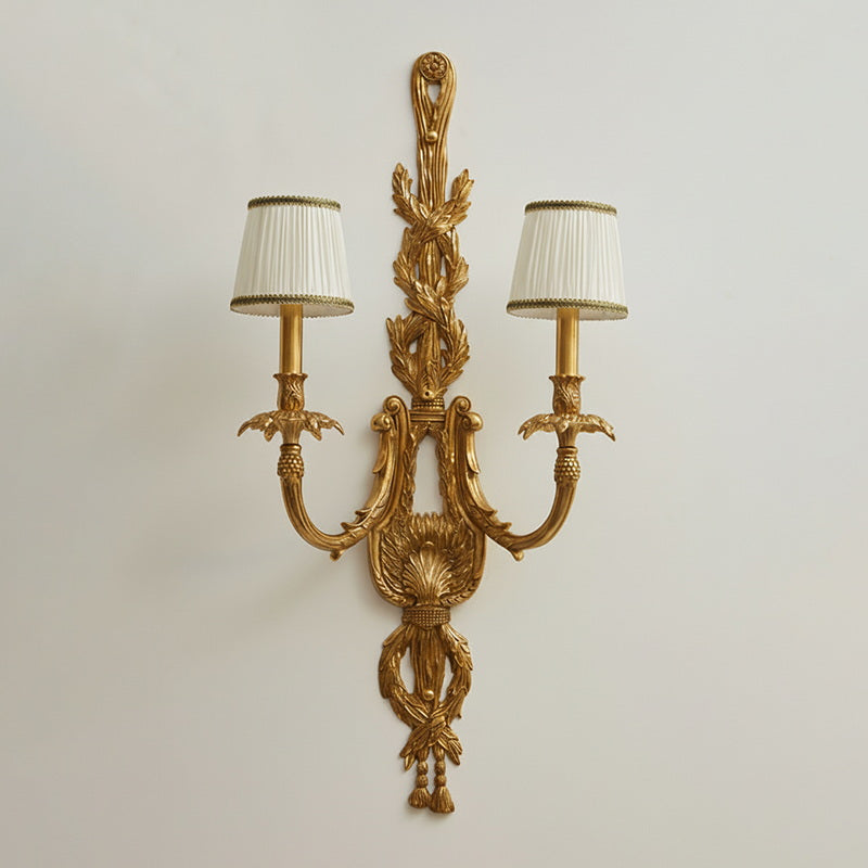 Oriinelle messing wandlamp