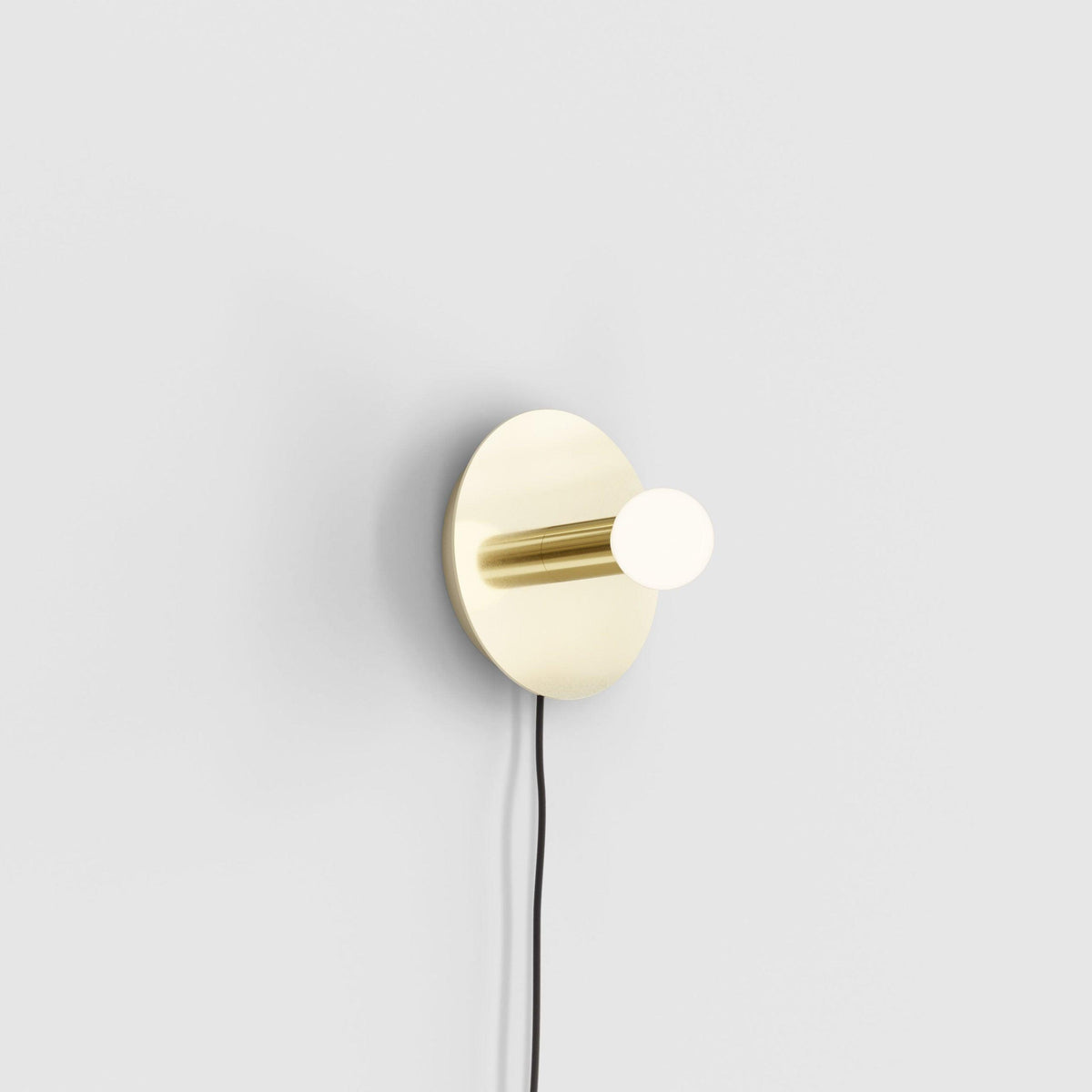 Soluise wandlamp messing blootliggende lamp