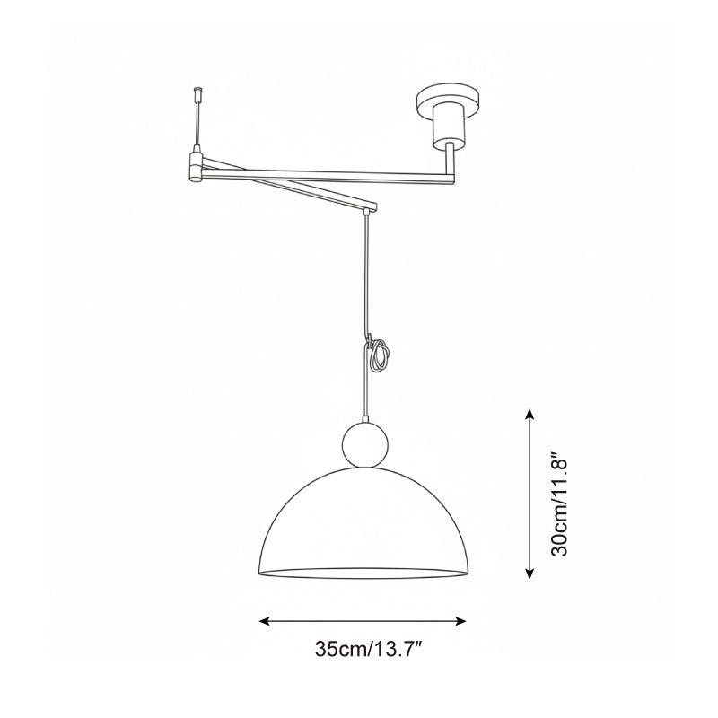 Teriivira hanglamp rood