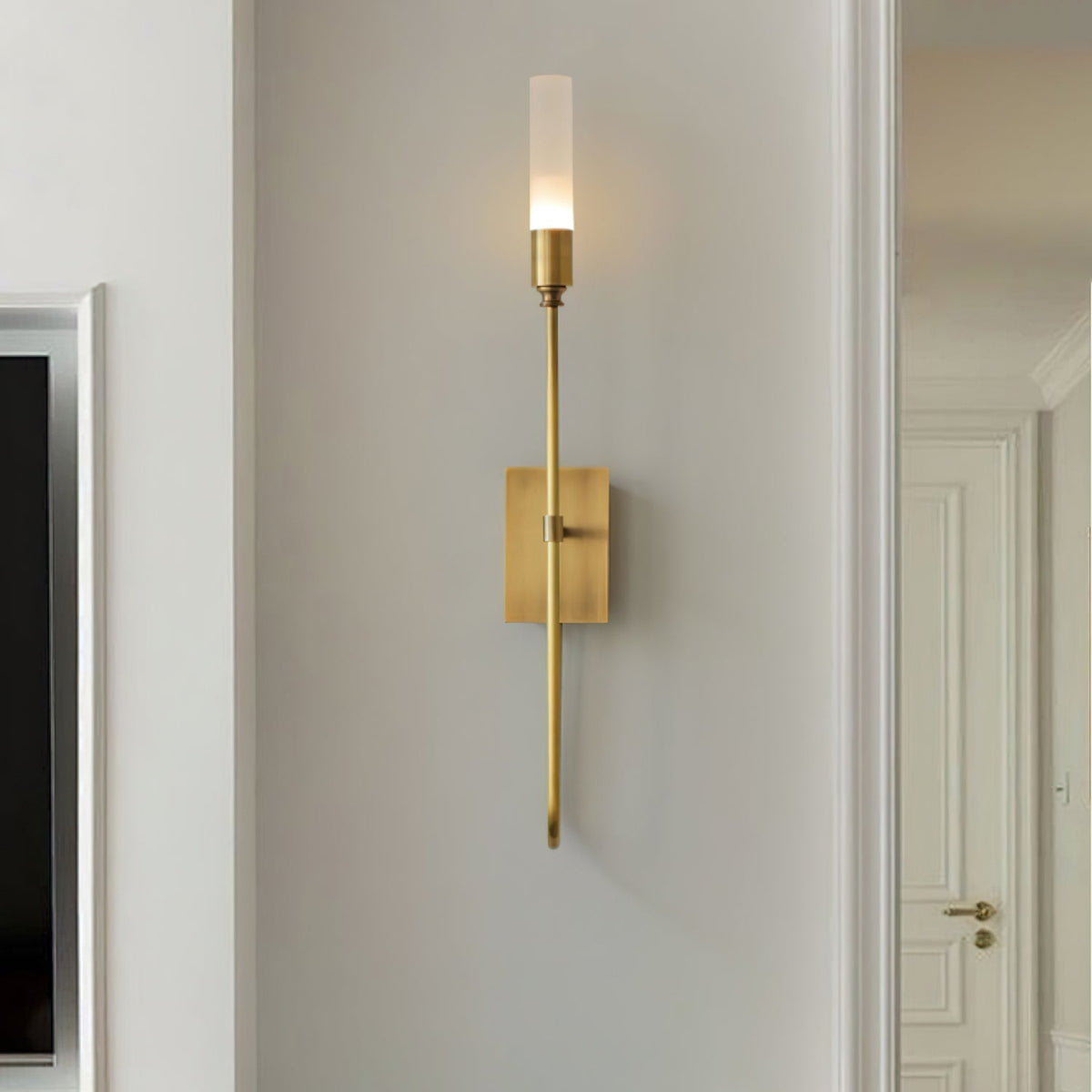 Yvori wandlamp met dubbele staaf minimalistisch
