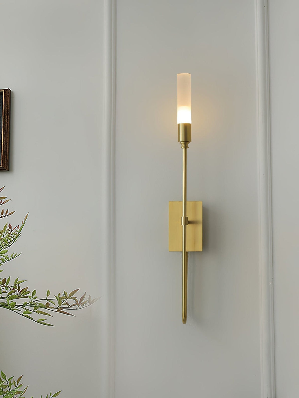 Yvori wandlamp met dubbele staaf minimalistisch