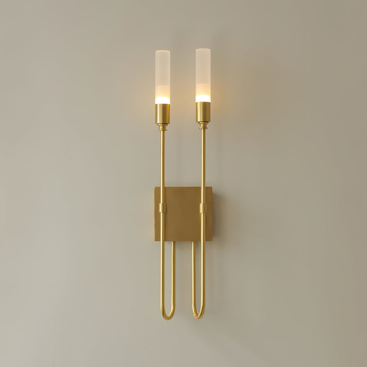 Yvori wandlamp met dubbele staaf minimalistisch