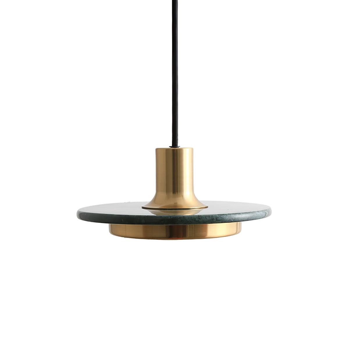 Bram hanglamp marmer dubbele cirkel modern