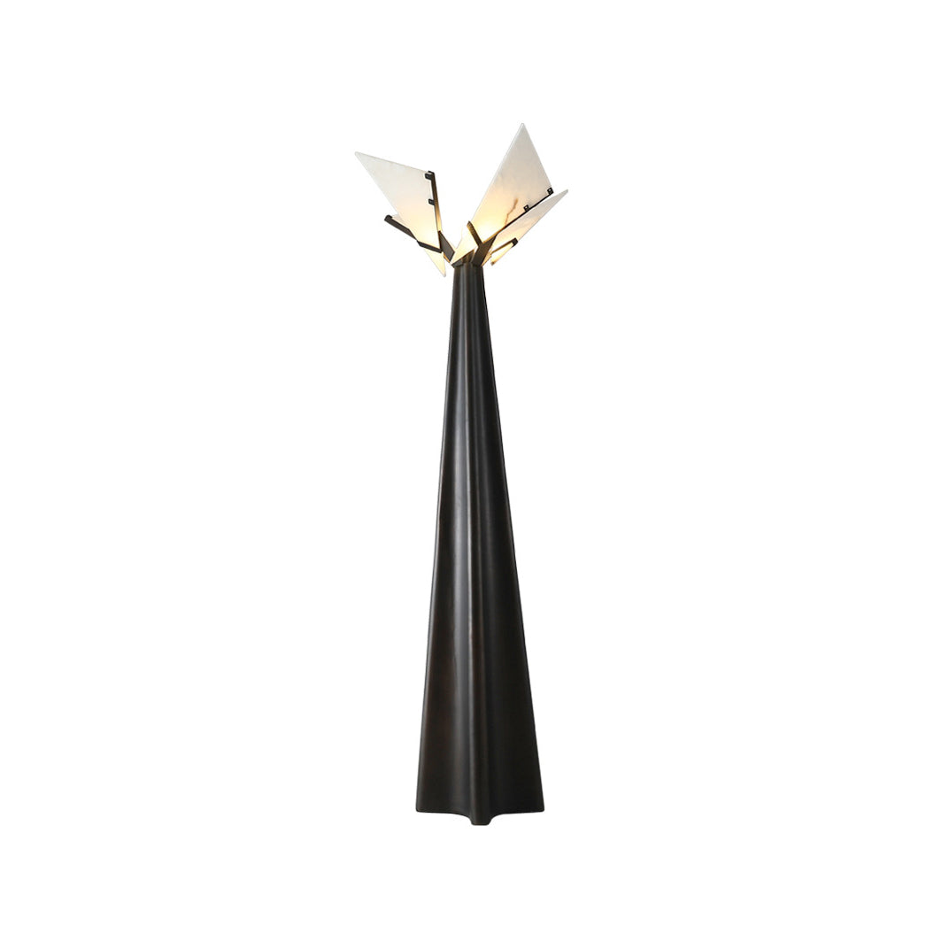 Spire vloerlamp met albasten kap