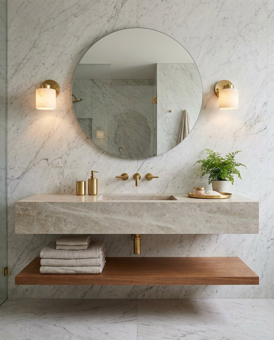 Isencombe Albasten wandlamp