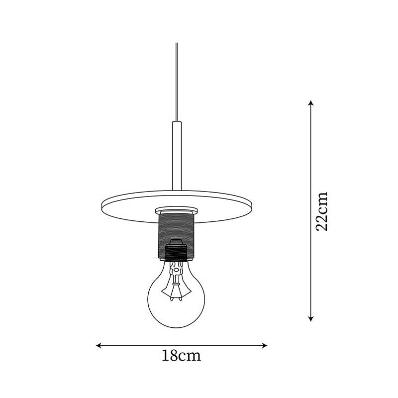 Moderne hanglamp van messing met minimalistisch metaalarmatuur voor eetkamer of keuken