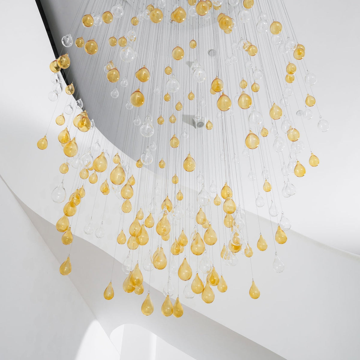 Droplets Cascading Kroonluchter