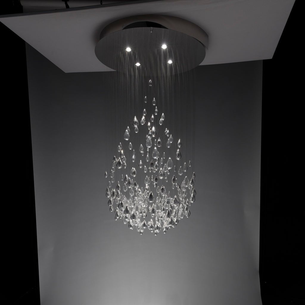 Droplets Cascading Kroonluchter