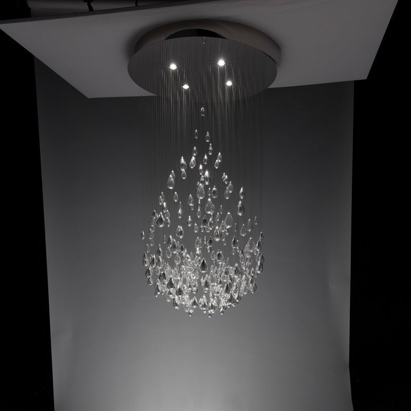 Droplets Cascading Kroonluchter