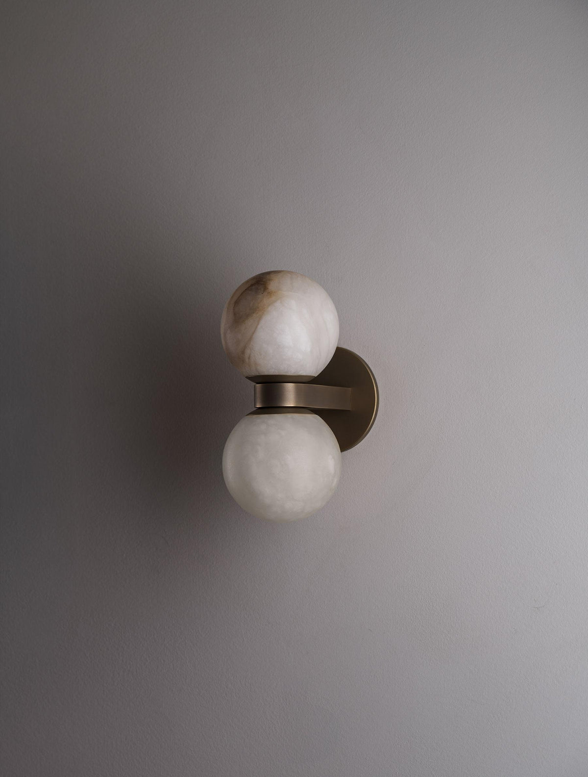 Lush bollen albasten wandlamp