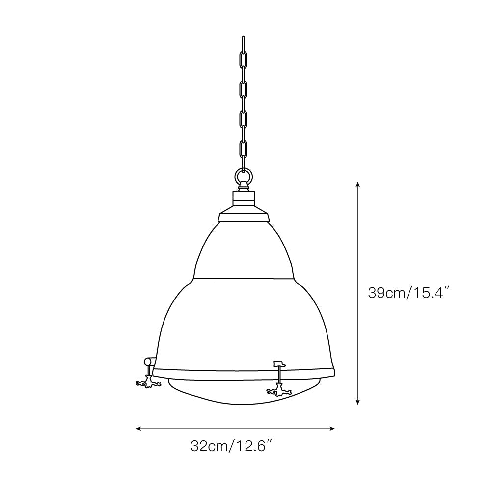 Dunlop Rode hanglamp