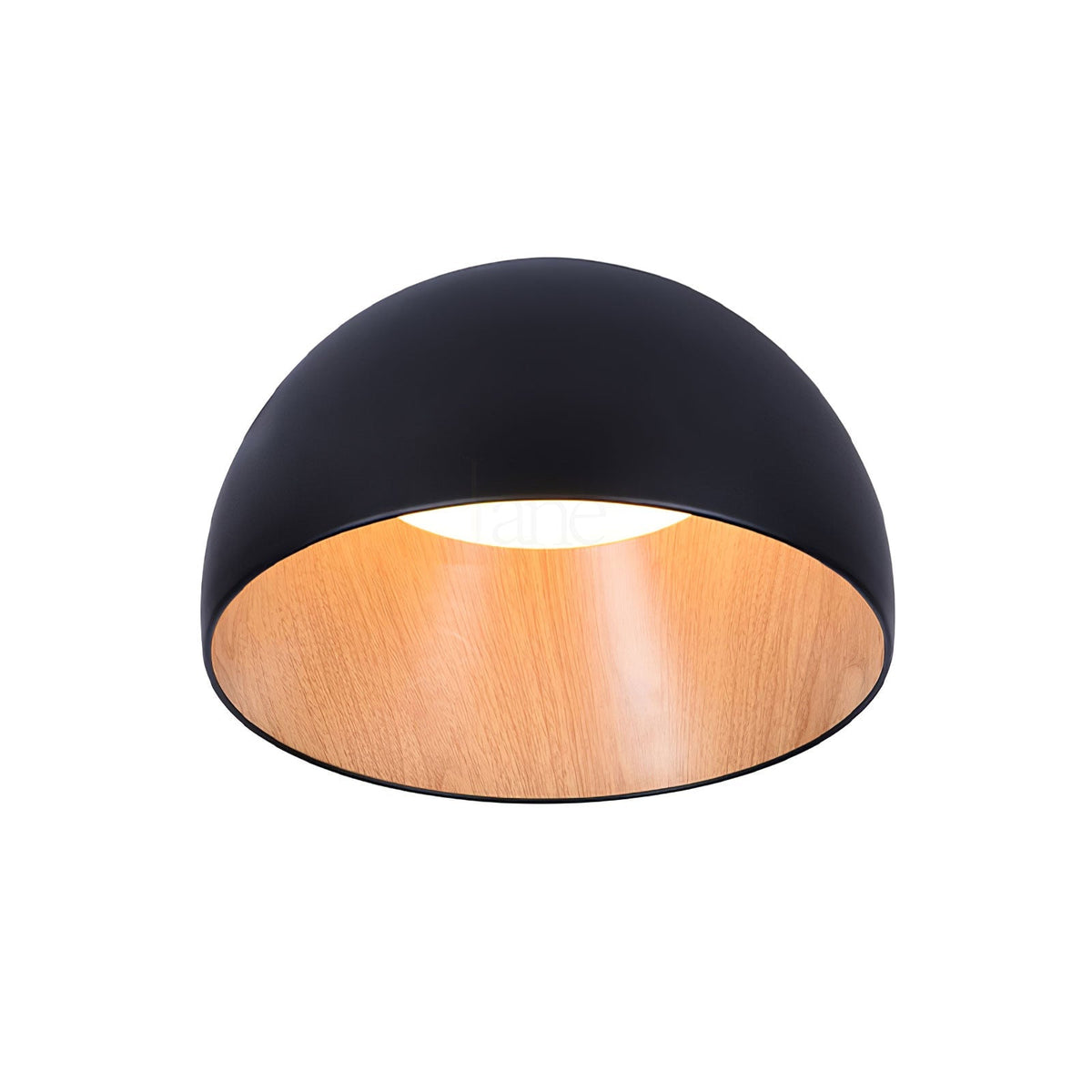 Coda plafondlamp Koepel Hout Minimalistisch