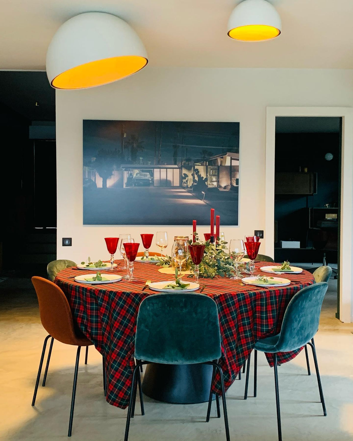 Flanel plafondlamp