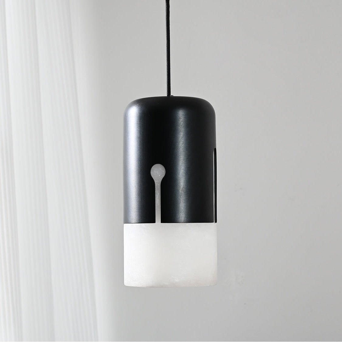 Silas Albast Tweekleurig Capsulevorm Hanglamp