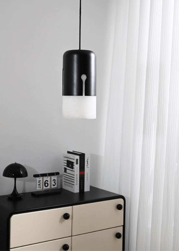 Silas Albast Tweekleurig Capsulevorm Hanglamp
