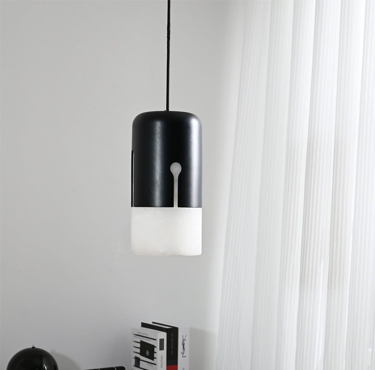 Silas Albast Tweekleurig Capsulevorm Hanglamp