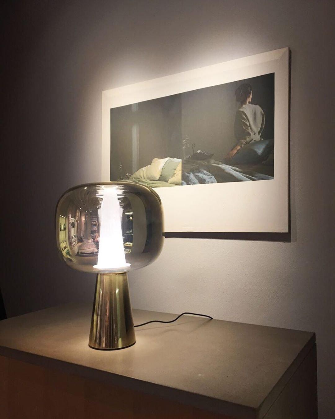 Briq moderne tafellamp in goud