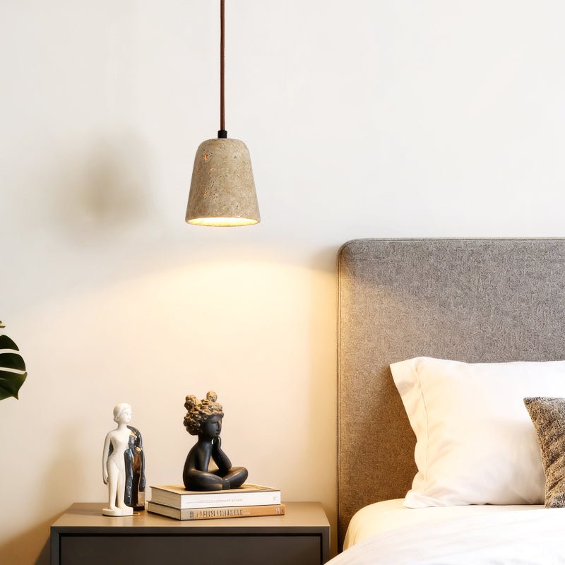 Earthy Geel travertin hanglamp