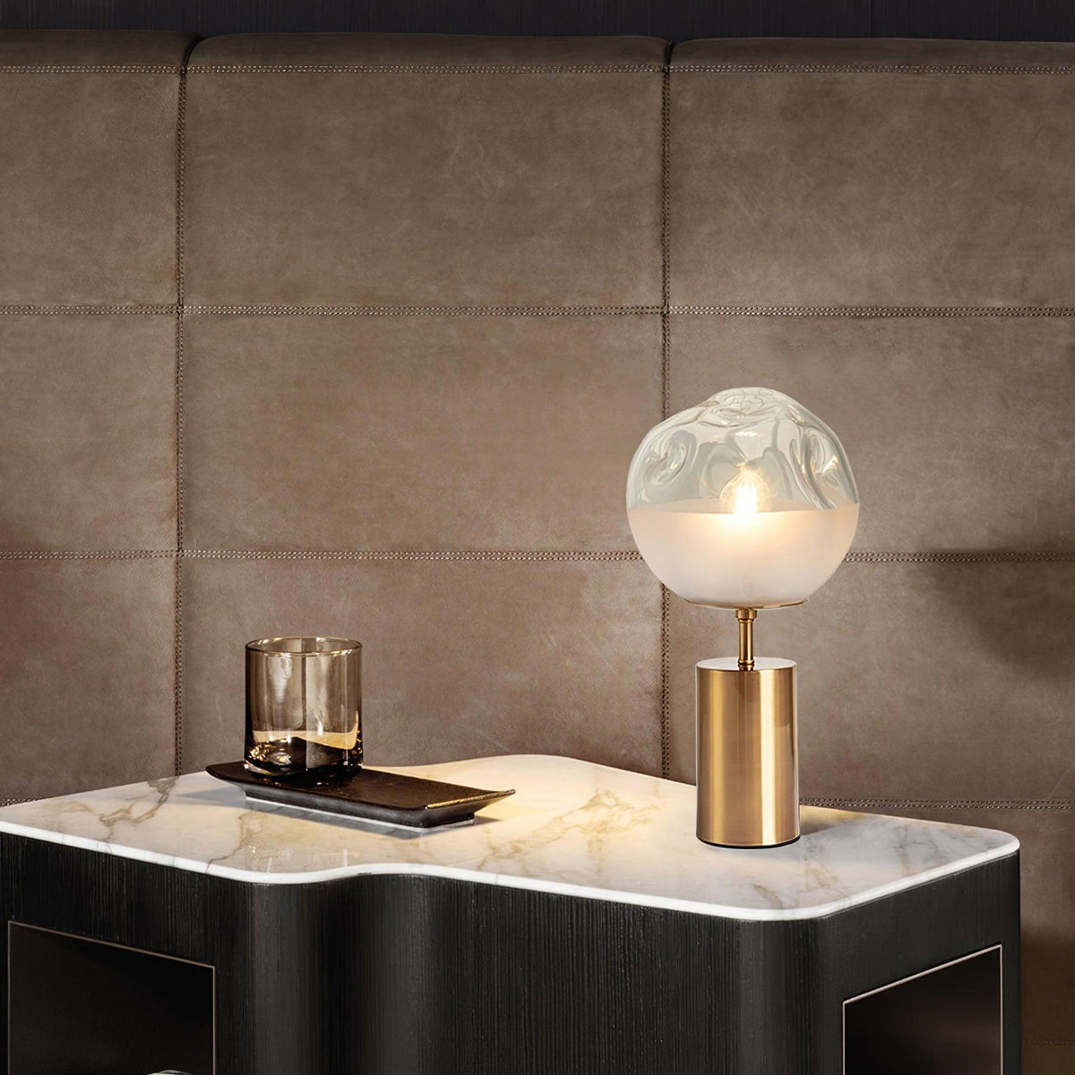 Aurea klassiek Glas Tafellamp