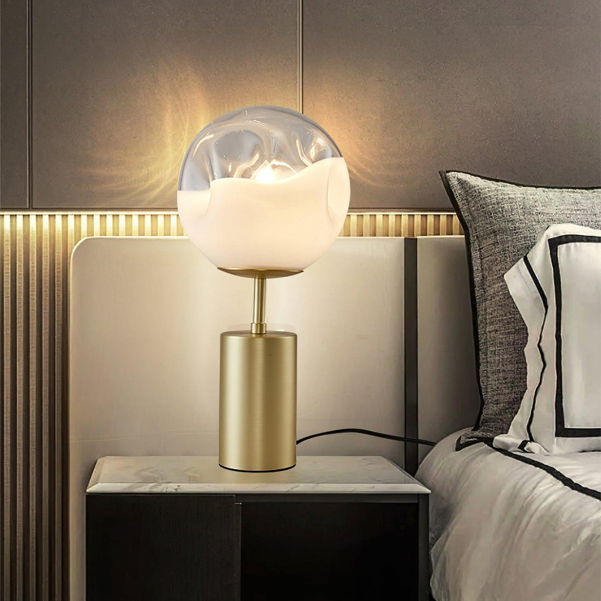 Aurea klassiek Glas Tafellamp