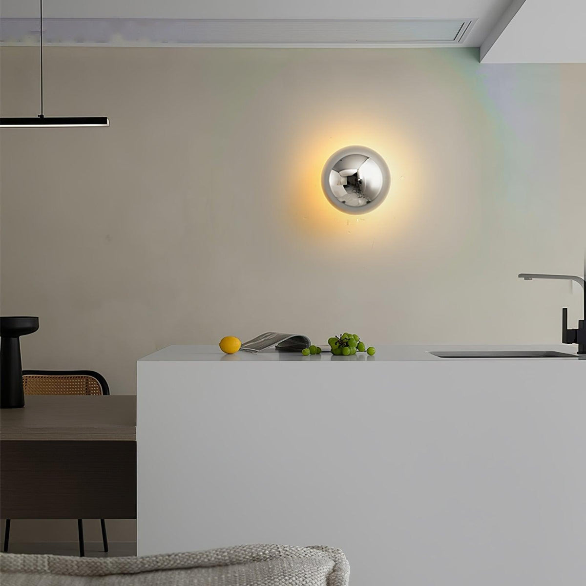 Virixy Moderne minimalistische wandlamp met bolvormige kap