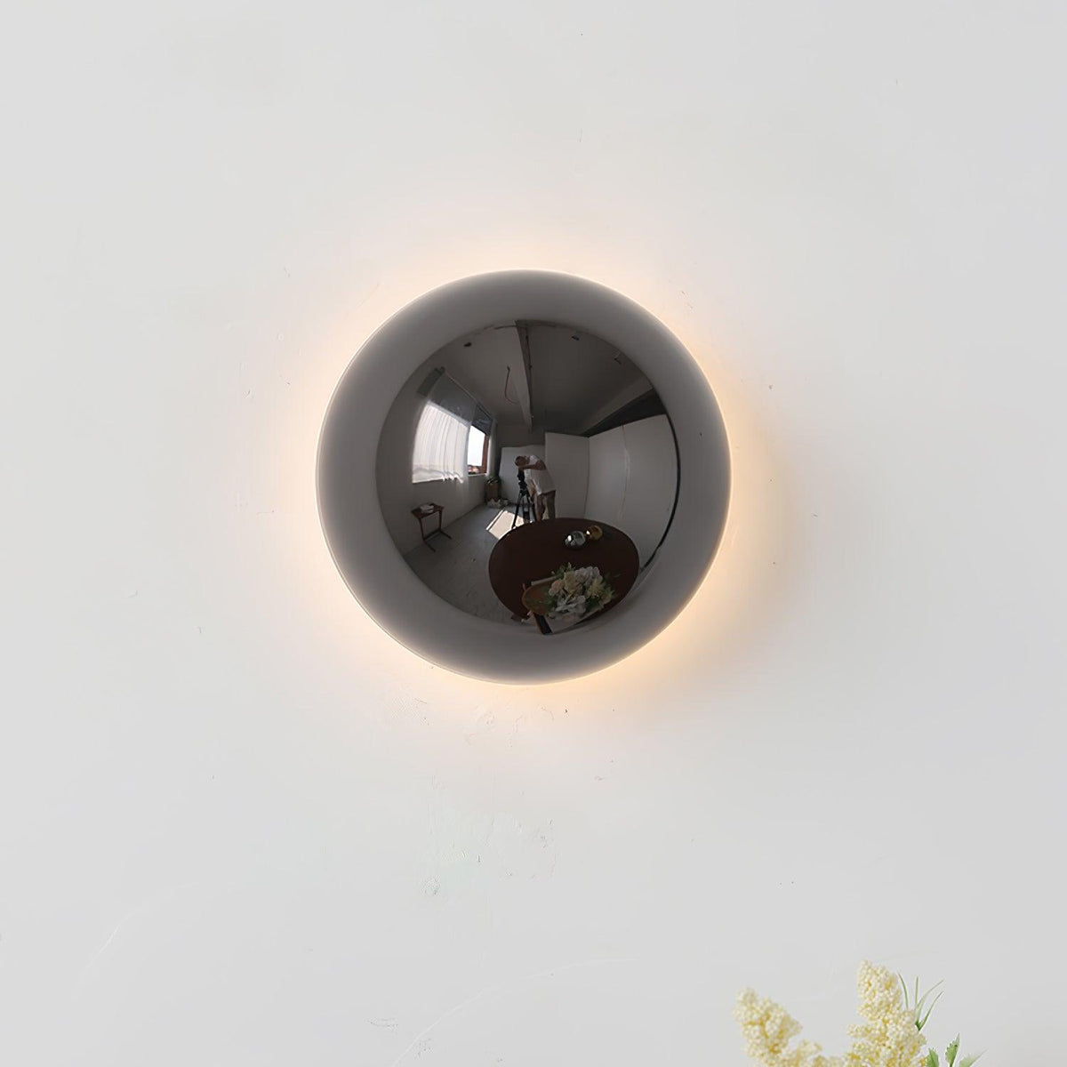 Virixy Moderne minimalistische wandlamp met bolvormige kap