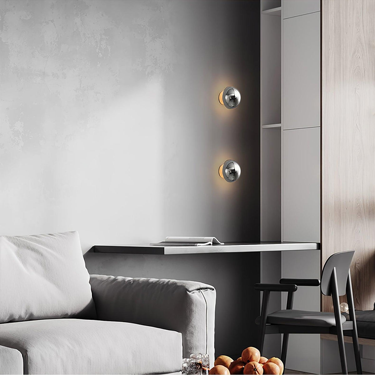 Virixy Moderne minimalistische wandlamp met bolvormige kap