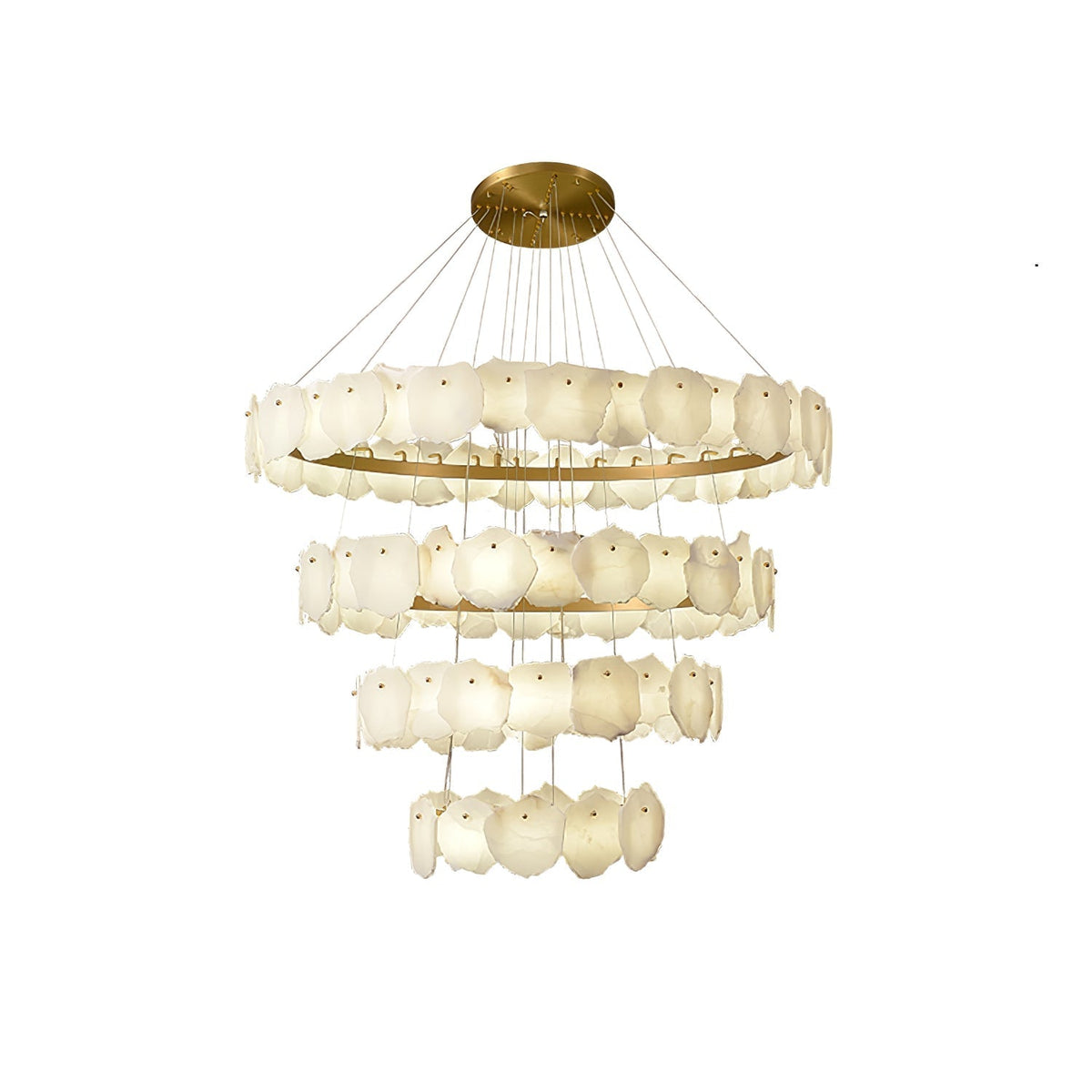 Albeine luxe albasten kroonluchter
