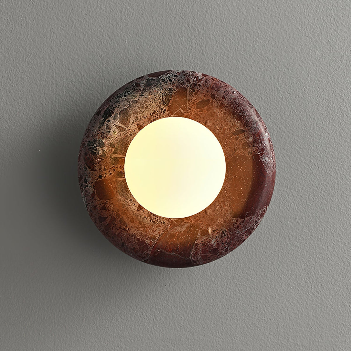 Amber Vintage Marmeren wandlamp