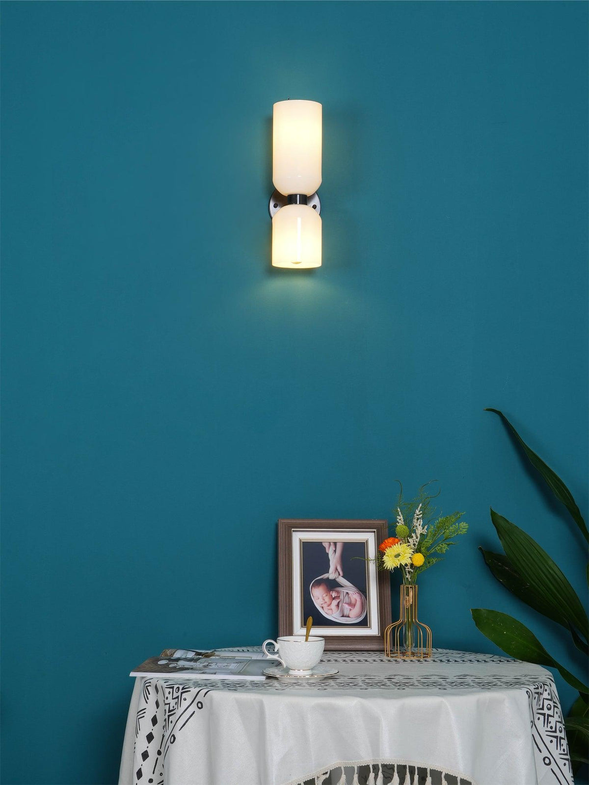 Bryn Moderne minimalistische wandlamp van glas