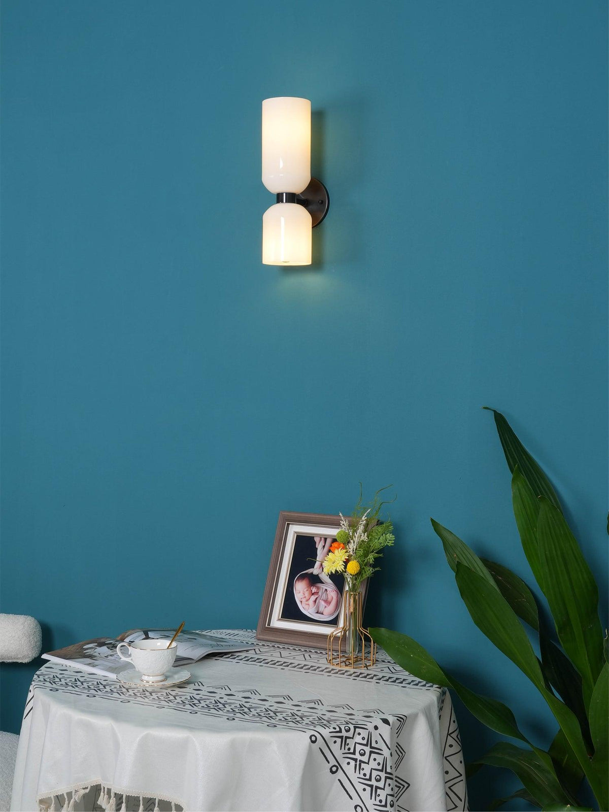 Bryn Moderne minimalistische wandlamp van glas