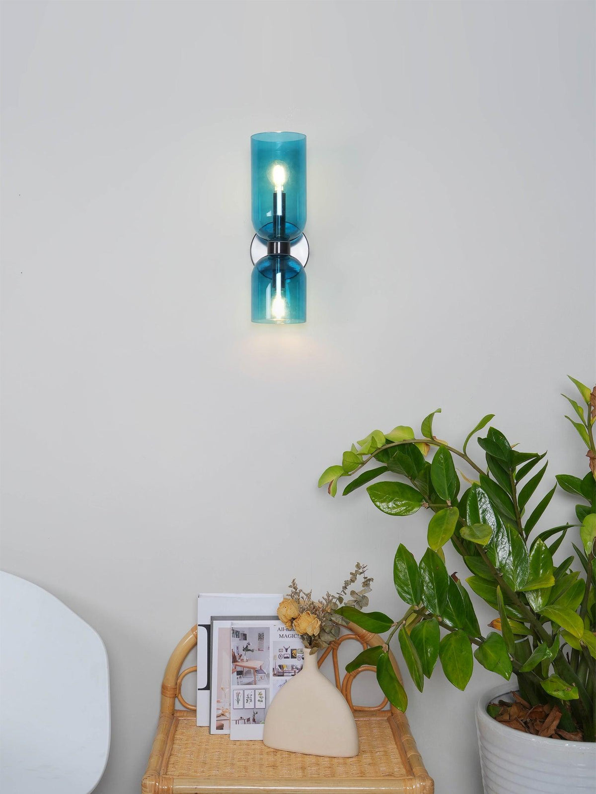 Bryn Moderne minimalistische wandlamp van glas