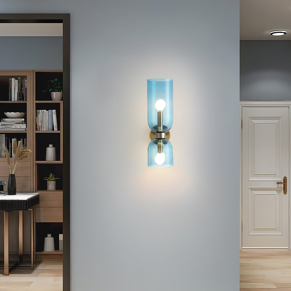 Bryn Moderne minimalistische wandlamp van glas