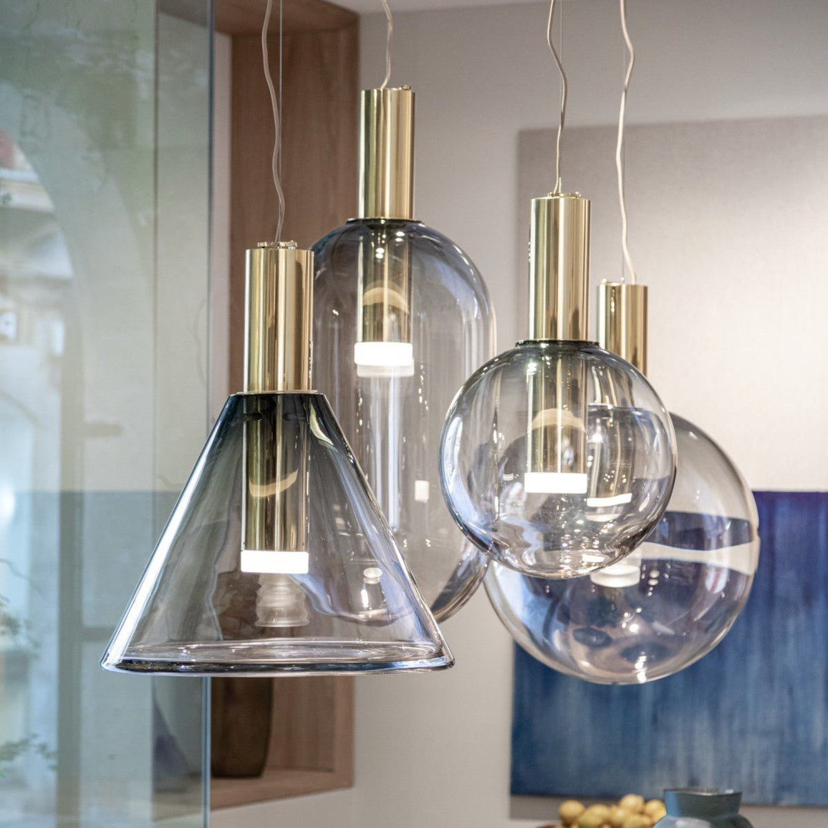 Aeris Minimalistische hanglamp van glas