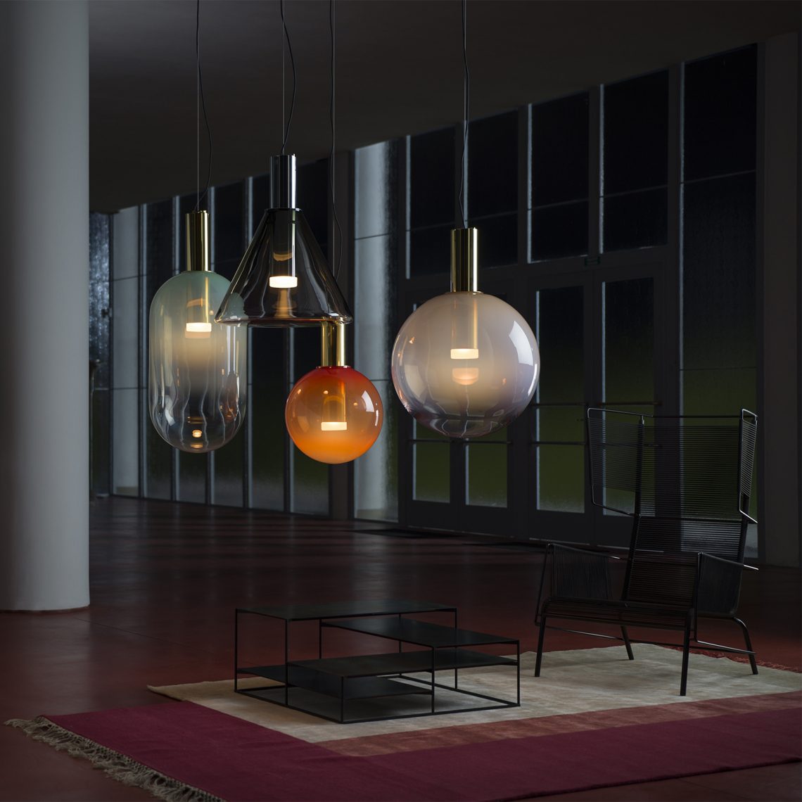 Aeris Minimalistische hanglamp van glas