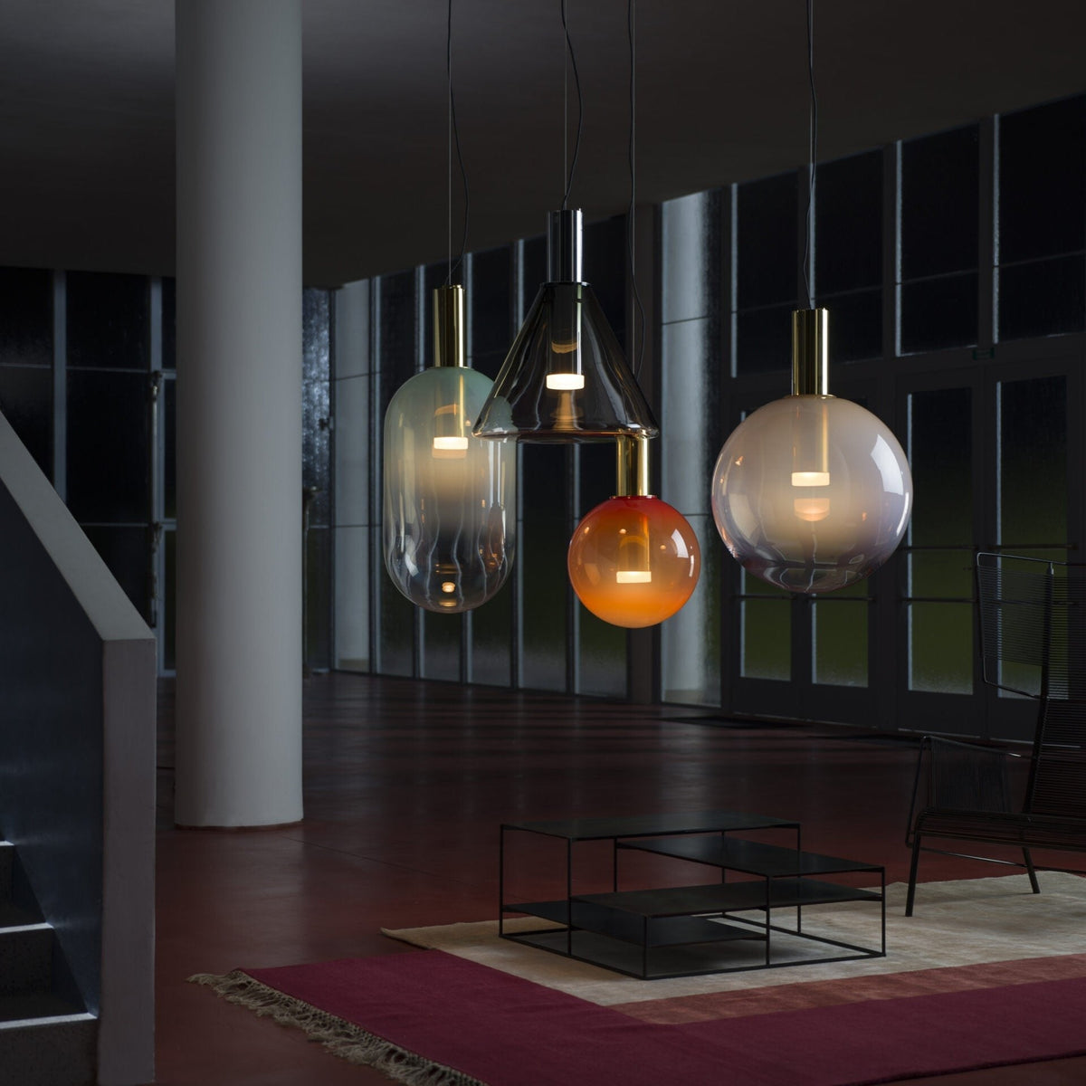 Aeris Minimalistische hanglamp van glas