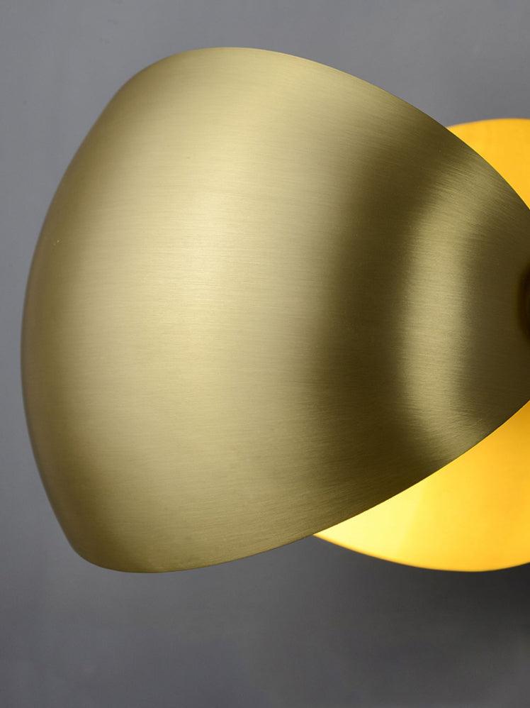 Casirette elegante wandlamp in messing