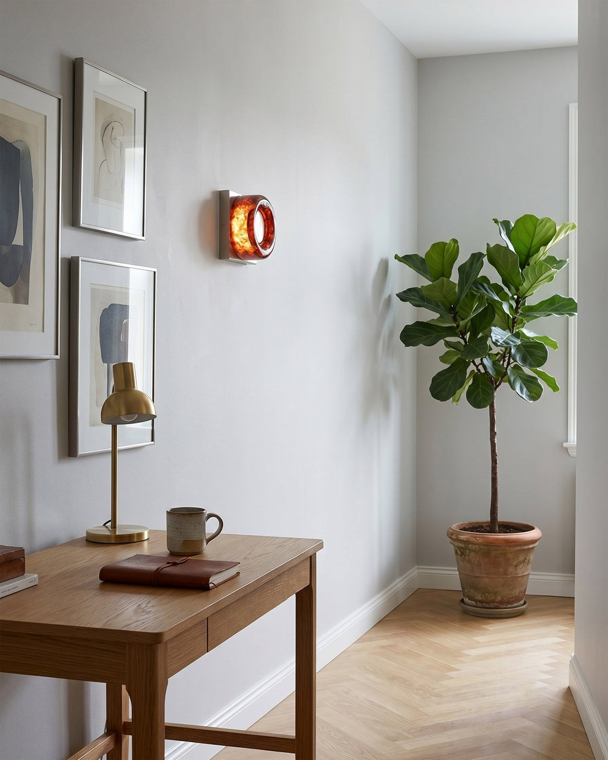 Eisner Rode wandlamp