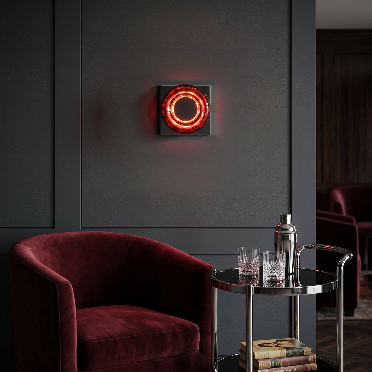 Eisner Rode wandlamp