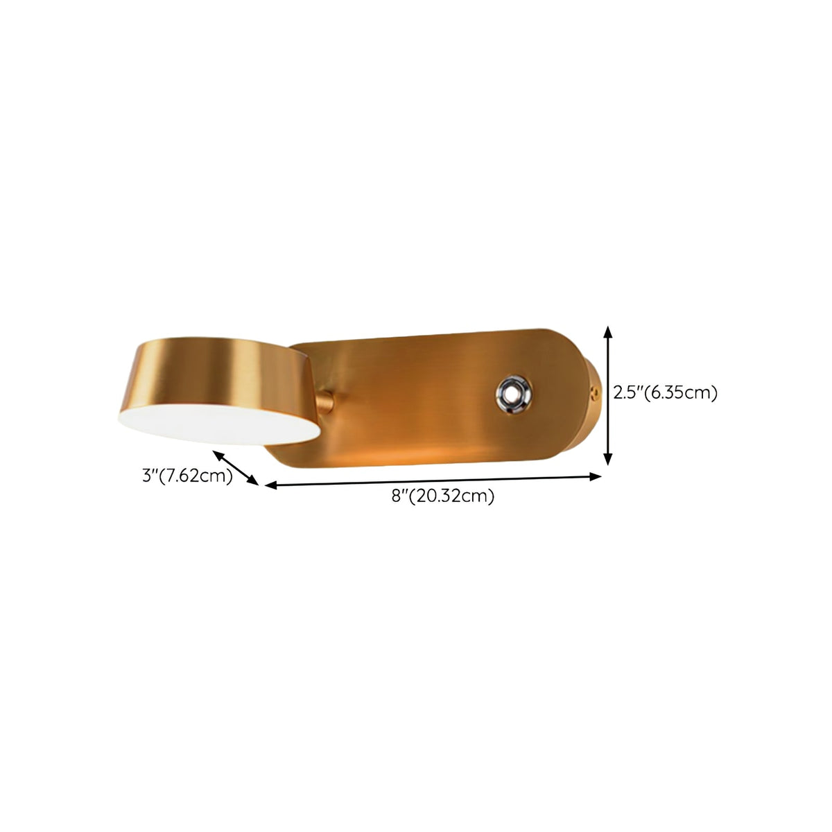 Xara Premium elegantie Vanity wandlamp van messing