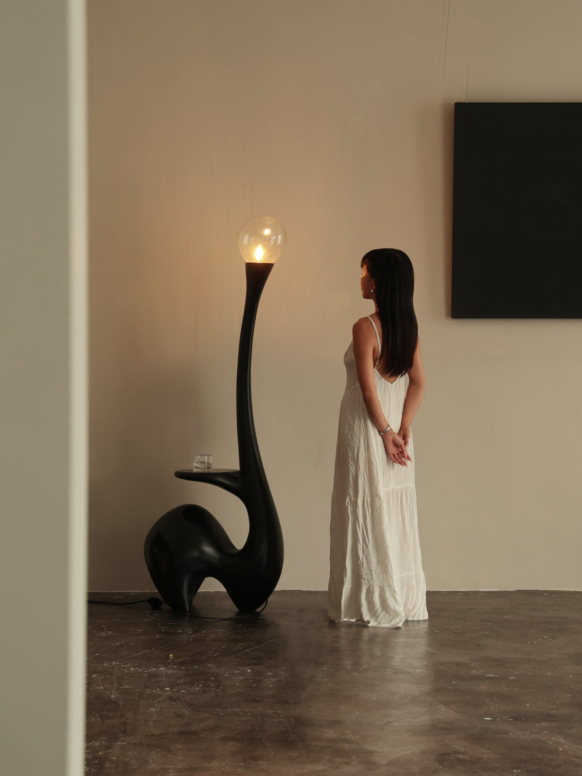 Lurk sculpturale vloerlamp