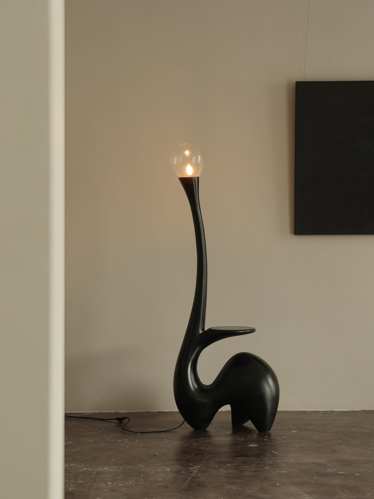 Lurk sculpturale vloerlamp