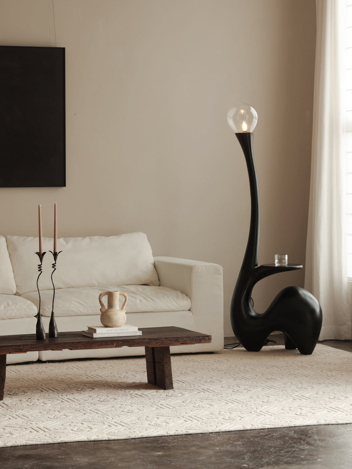 Lurk sculpturale vloerlamp