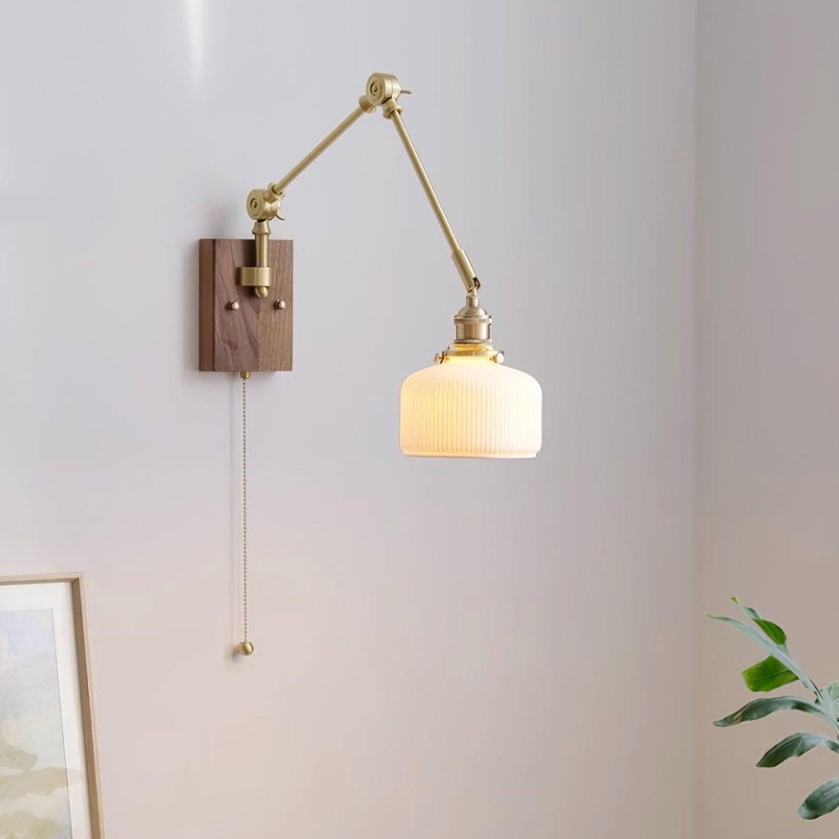 Vetra Vintage verstelbare wandlamp met schuifarm
