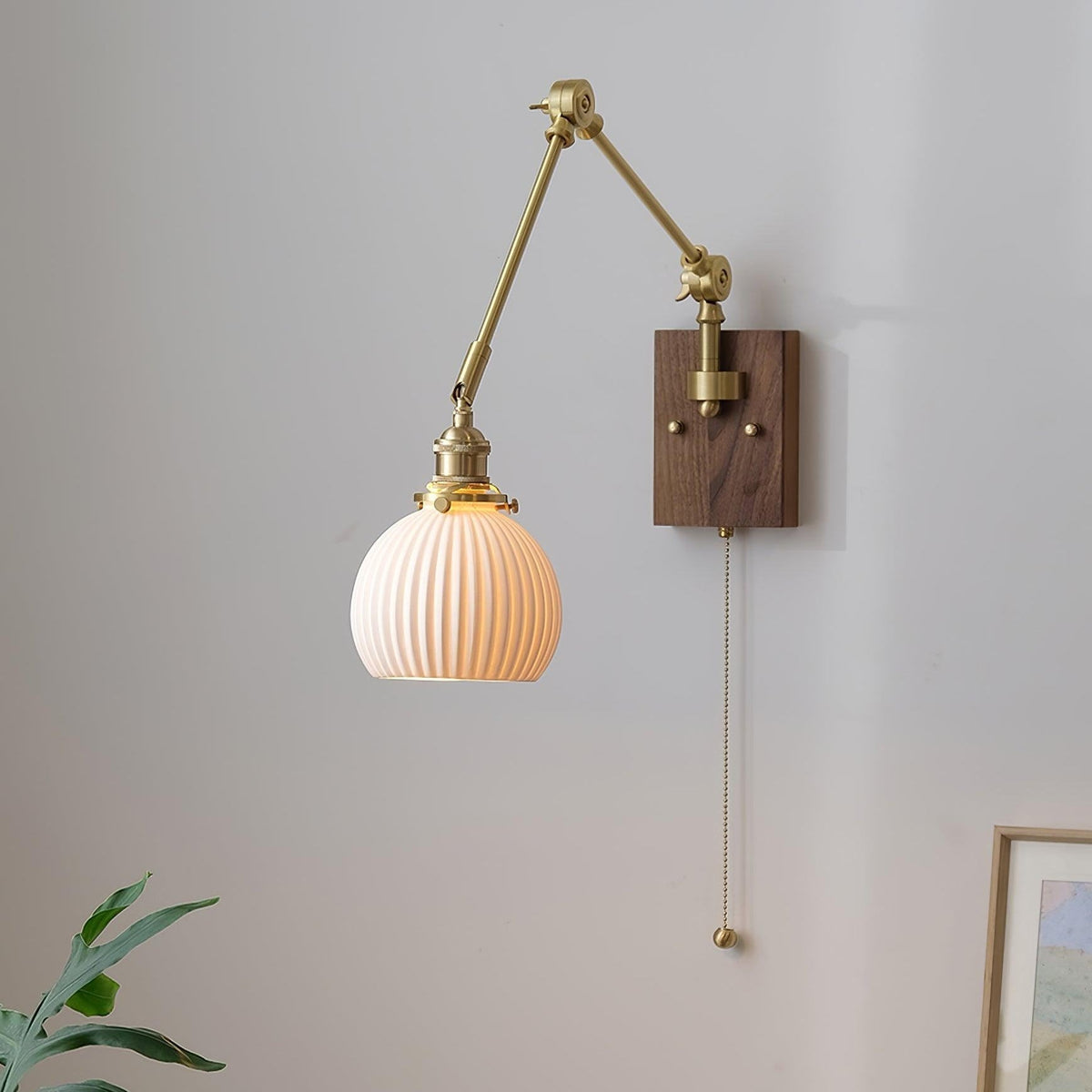 Vetra Vintage verstelbare wandlamp met schuifarm