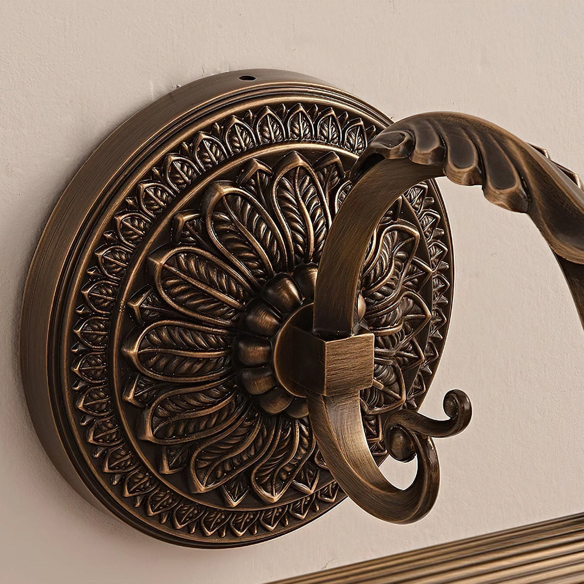 Oriinora wandlamp van Oud messing