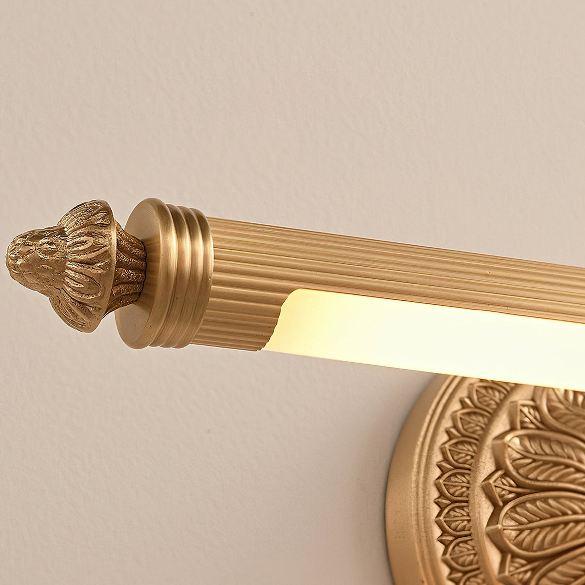 Oriinora wandlamp van Oud messing